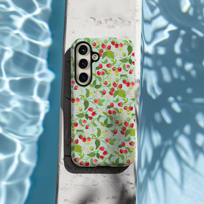 Colorful Botanical Raspberry Magsafe iPhone Case - Techy Treasures -  