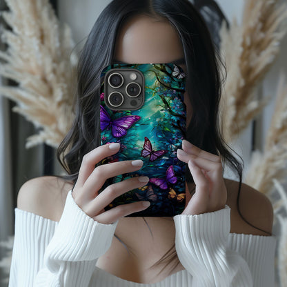 Colorful Butterfly Design MagSafe iPhone Case - Featuring an Array of Vibrant Butterflies, Combining Style and Functionality. - Techy Treasures -  