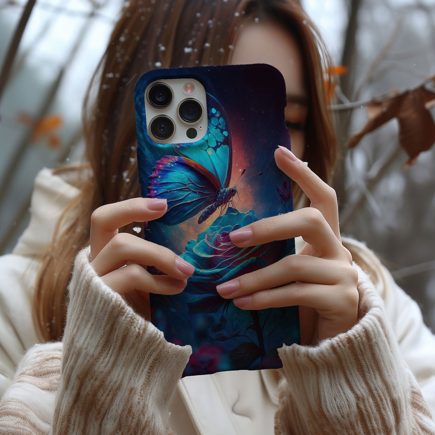 Colorful Butterfly Design MagSafe iPhone Case - Featuring an Array of Vibrant Butterflies, Combining Style and Functionality. - Techy Treasures -  