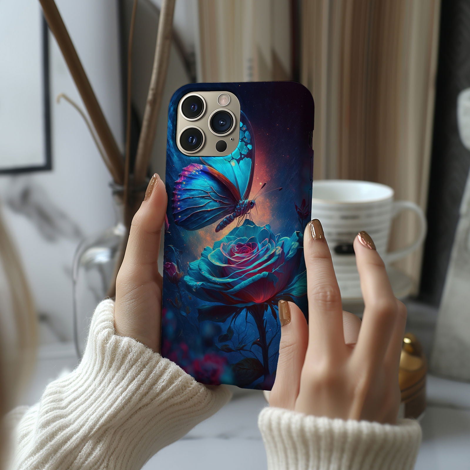 Colorful Butterfly Design MagSafe iPhone Case - Featuring an Array of Vibrant Butterflies, Combining Style and Functionality. - Techy Treasures -  