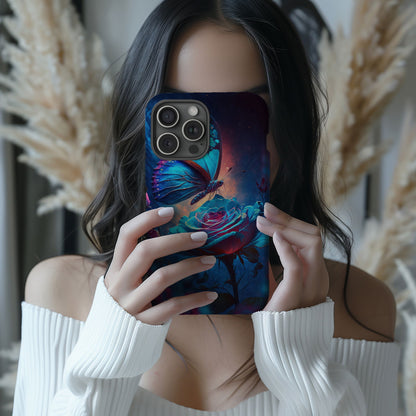 Colorful Butterfly Design MagSafe iPhone Case - Featuring an Array of Vibrant Butterflies, Combining Style and Functionality. - Techy Treasures -  