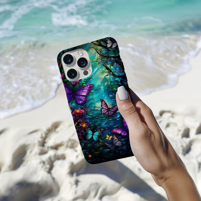 Colorful Butterfly Design MagSafe iPhone Case - Featuring an Array of Vibrant Butterflies, Combining Style and Functionality. - Techy Treasures -  