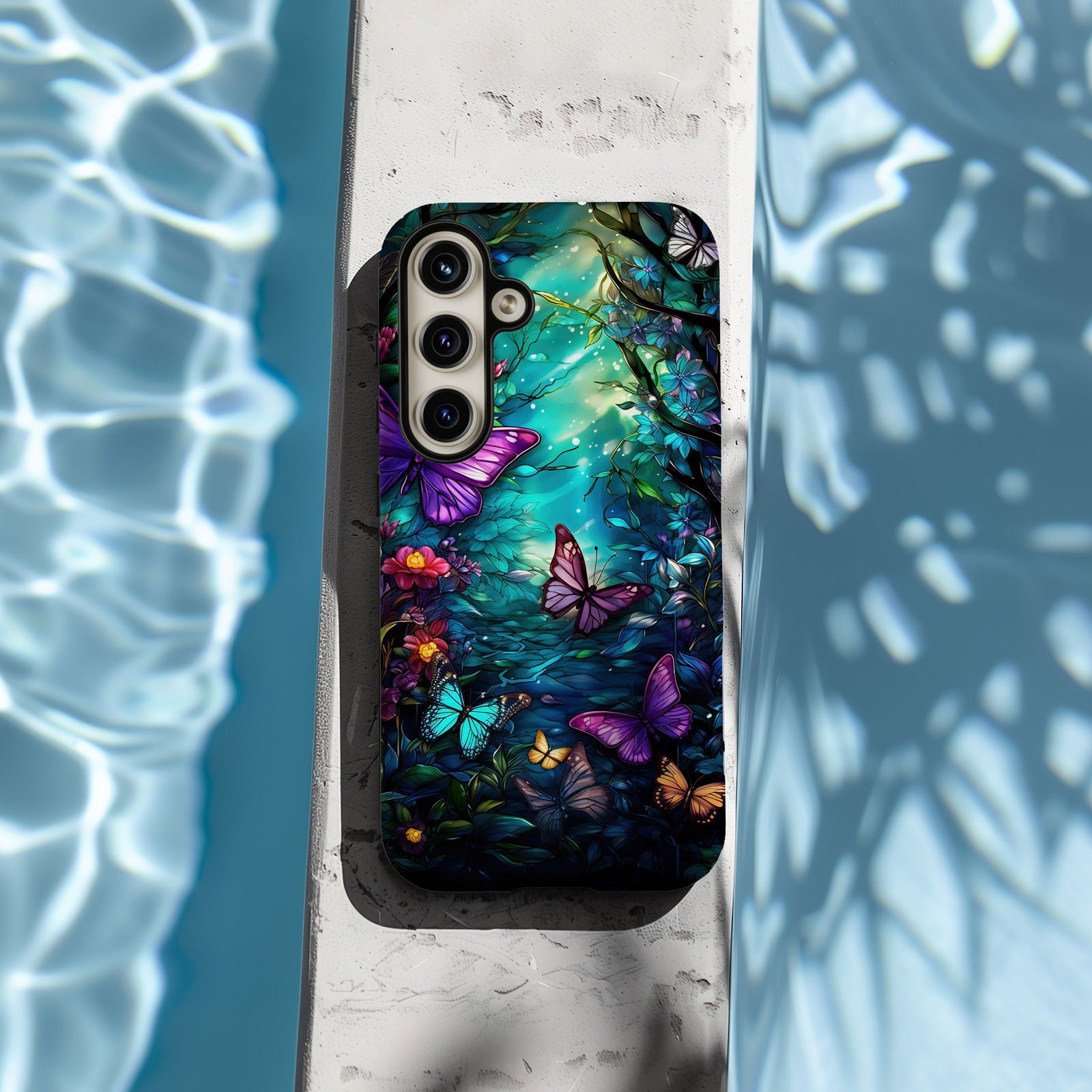 Colorful Butterfly Design MagSafe iPhone Case - Featuring an Array of Vibrant Butterflies, Combining Style and Functionality. - Techy Treasures -  
