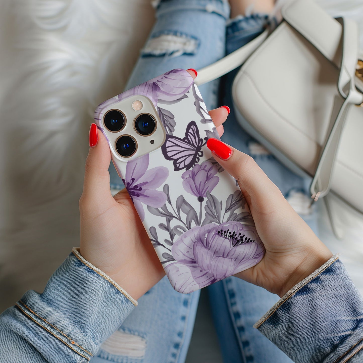 Colorful Butterfly Design MagSafe iPhone Case - Featuring an Array of Vibrant Butterflies, Combining Style and Functionality. - Techy Treasures -  