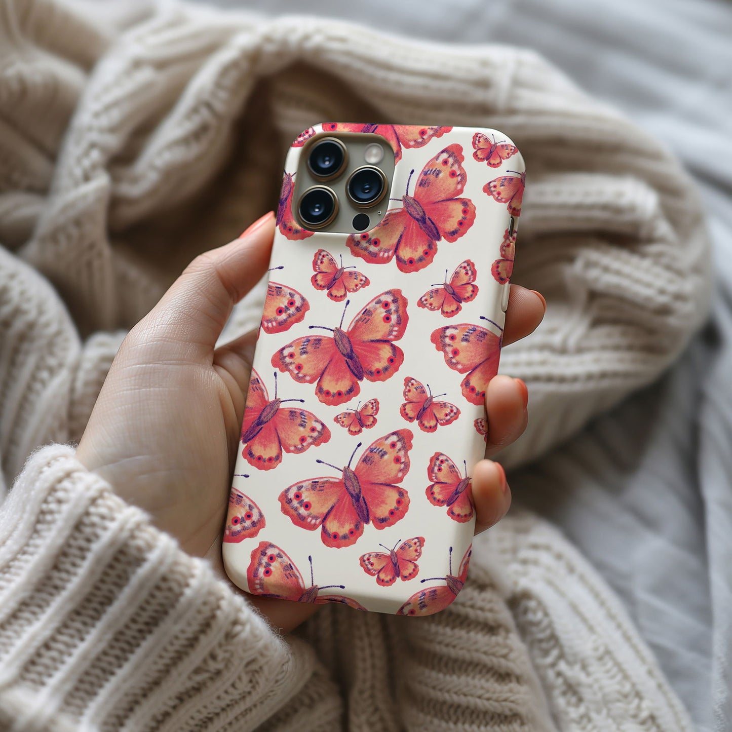 Colorful Butterfly Design MagSafe iPhone Case - Featuring an Array of Vibrant Butterflies, Combining Style and Functionality. - Techy Treasures -  
