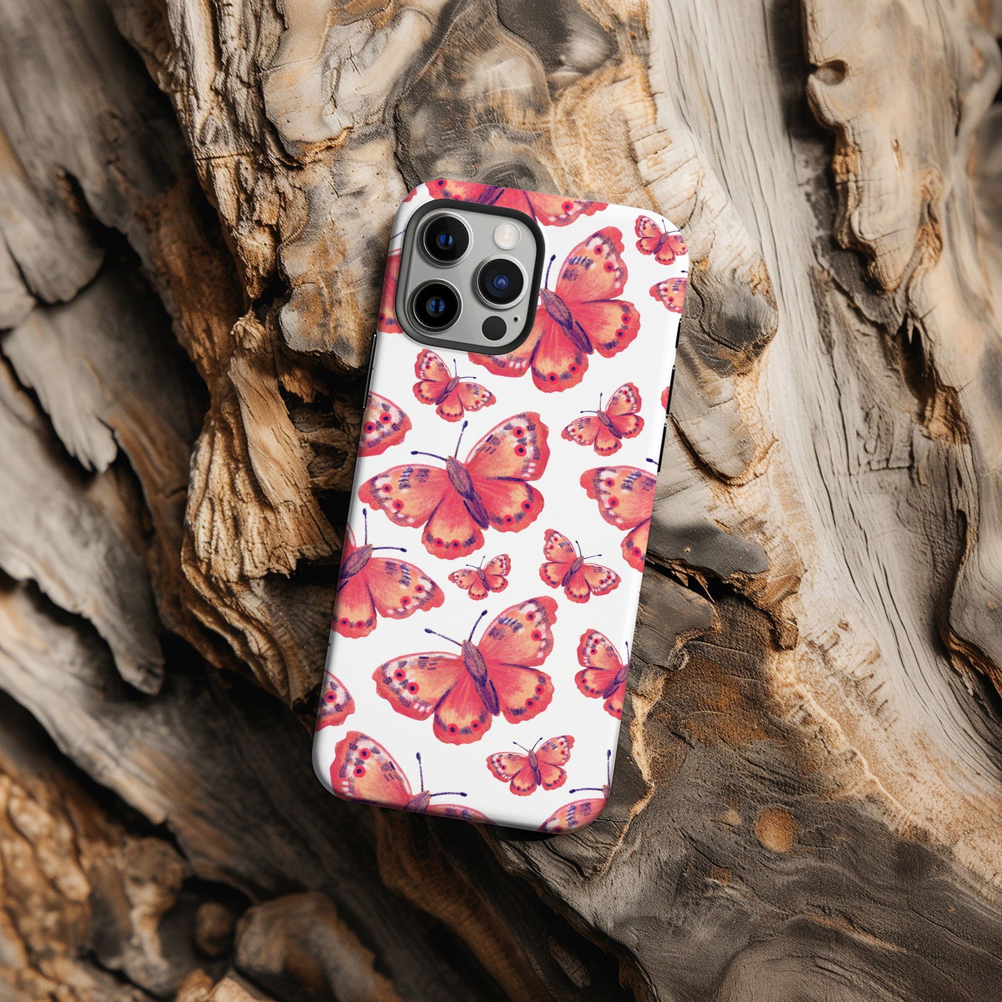 Colorful Butterfly Design MagSafe iPhone Case - Featuring an Array of Vibrant Butterflies, Combining Style and Functionality. - Techy Treasures -  