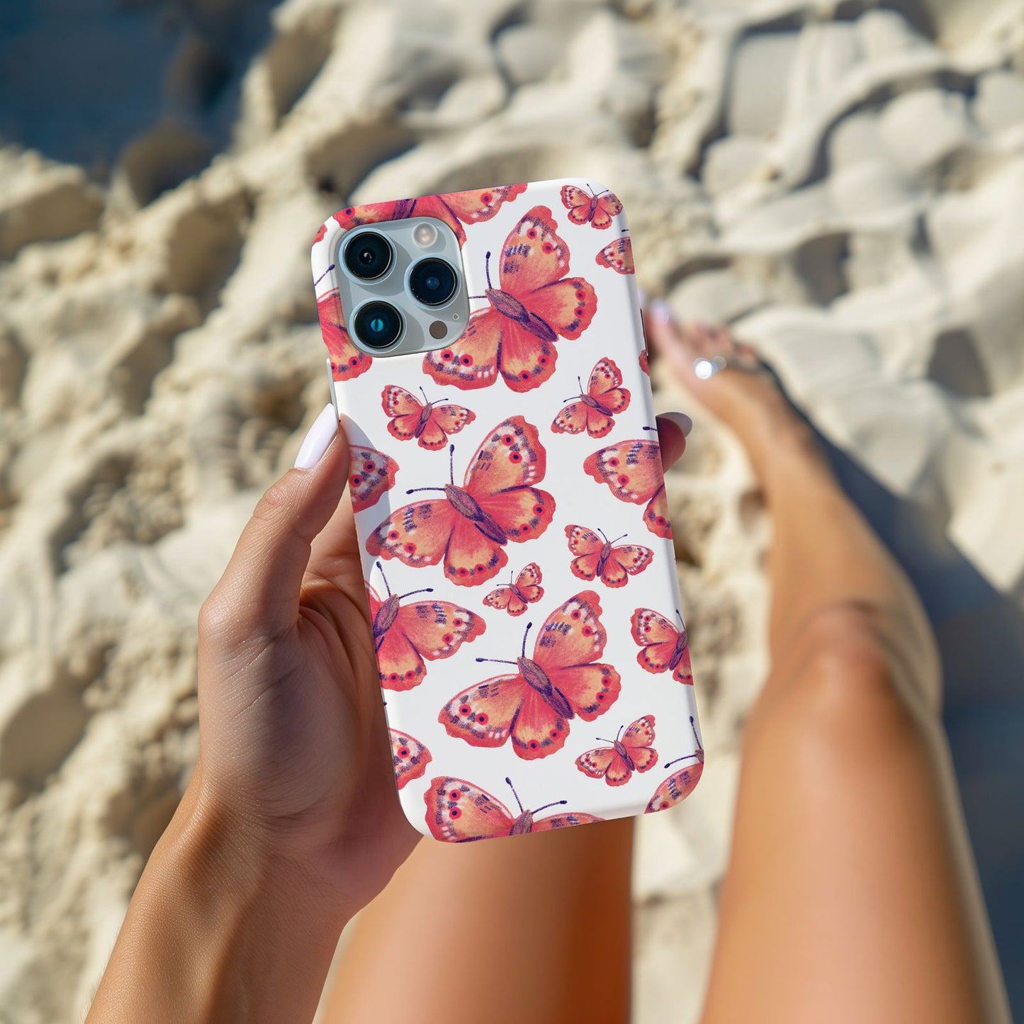 Colorful Butterfly Design MagSafe iPhone Case - Featuring an Array of Vibrant Butterflies, Combining Style and Functionality. - Techy Treasures -  