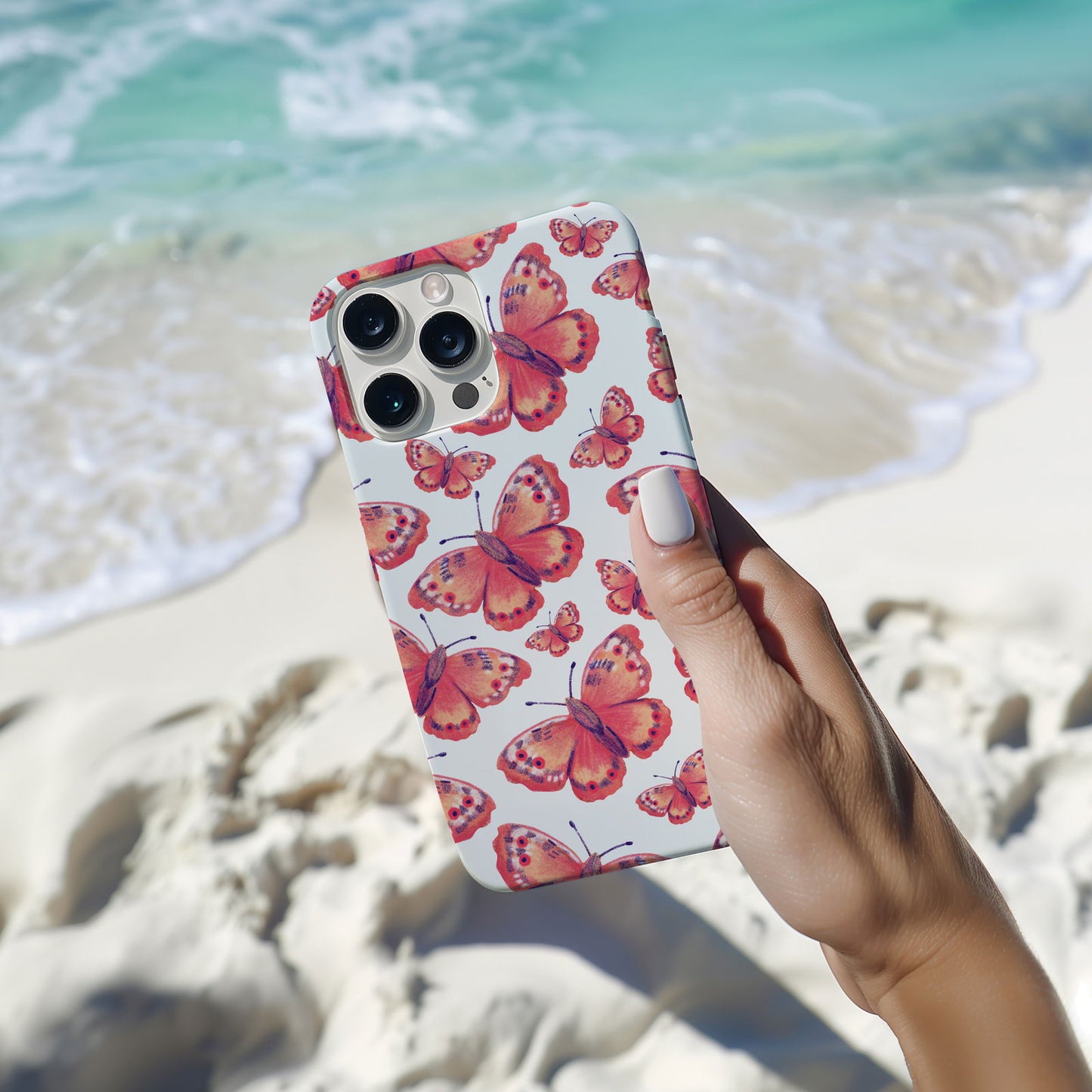 Colorful Butterfly Design MagSafe iPhone Case - Featuring an Array of Vibrant Butterflies, Combining Style and Functionality. - Techy Treasures -  