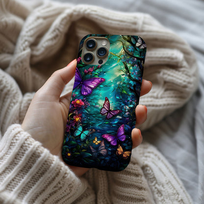 Colorful Butterfly Design MagSafe iPhone Case - Featuring an Array of Vibrant Butterflies, Combining Style and Functionality. - Techy Treasures - Mobile Phone Cases 
