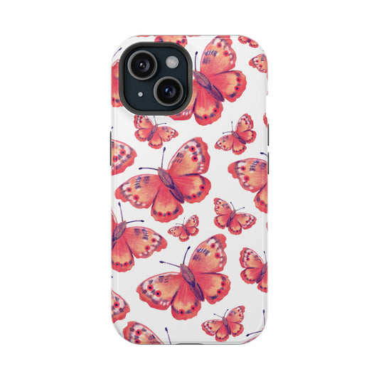 Colorful Butterfly Design MagSafe iPhone Case - Featuring an Array of Vibrant Butterflies, Combining Style and Functionality. - Techy Treasures - Mobile Phone Cases 