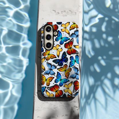 Colorful Butterfly Design MagSafe iPhone Case - Featuring an Array of Vibrant Butterflies, Combining Style and Functionality - Techy Treasures -  