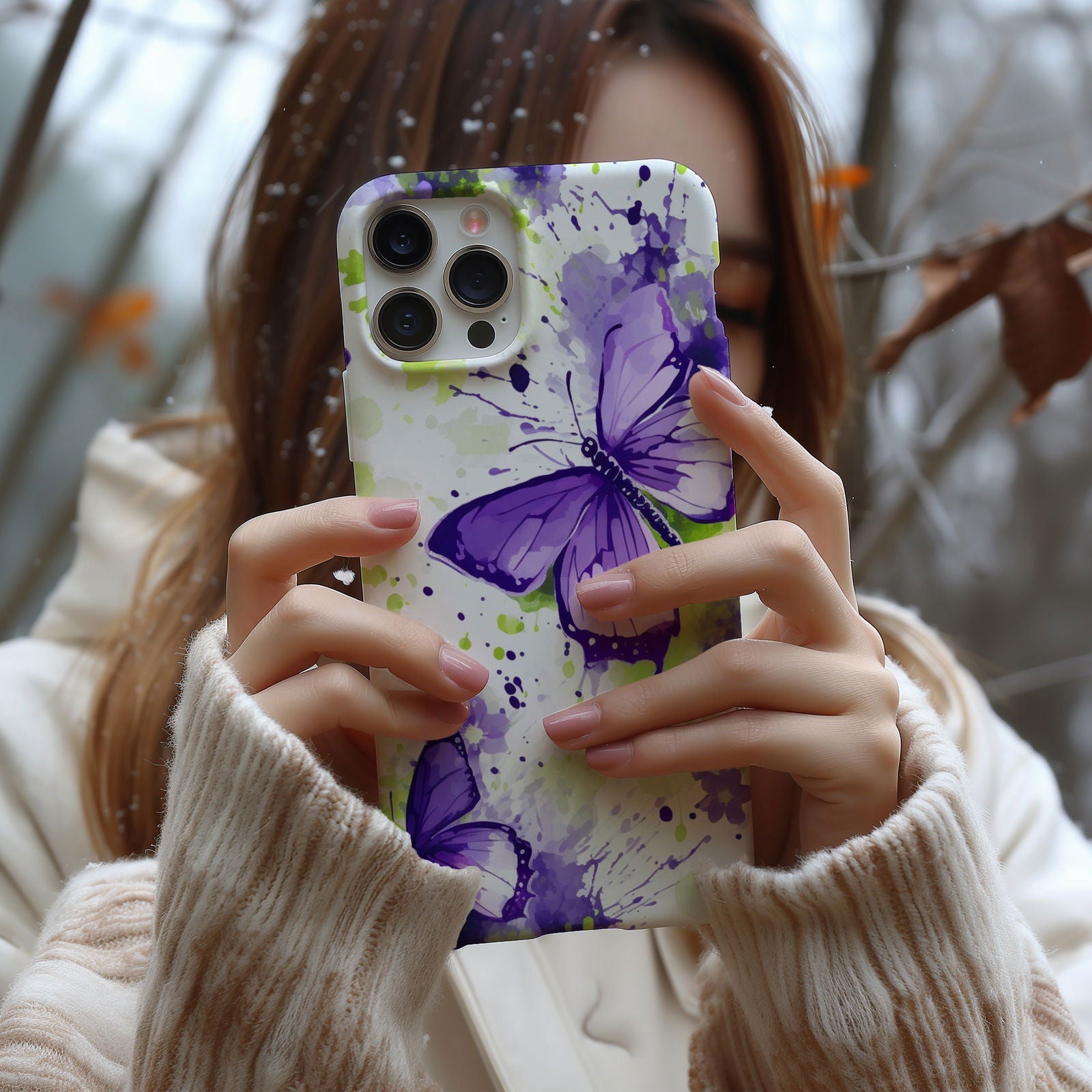 Colorful Butterfly Design Magnetic iPhone Case - Featuring an Array of Vibrant Butterflies, Combining Style and Functionality. - Techy Treasures -  