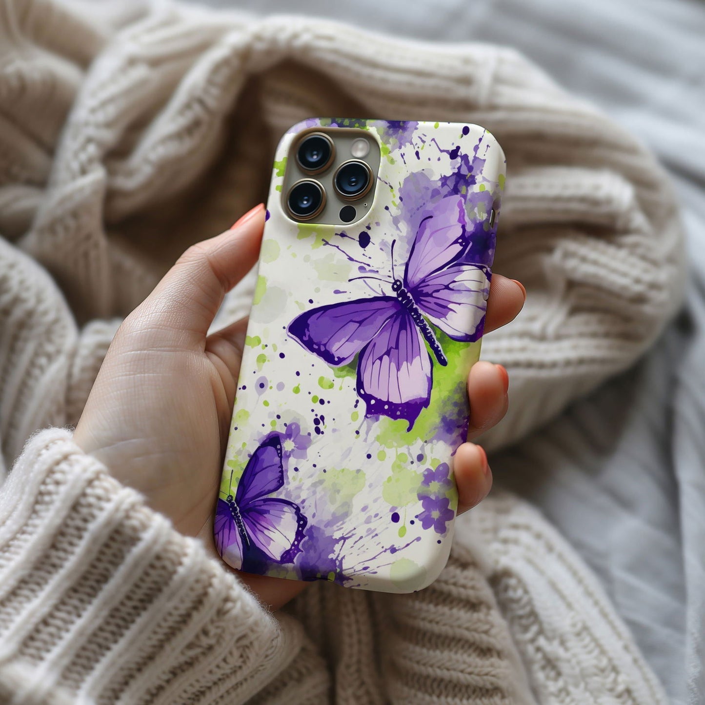Colorful Butterfly Design Magnetic iPhone Case - Featuring an Array of Vibrant Butterflies, Combining Style and Functionality. - Techy Treasures -  