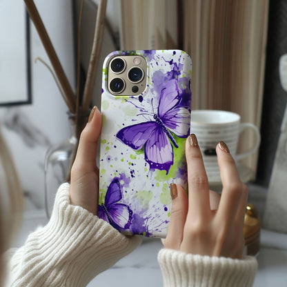 Colorful Butterfly Design Magnetic iPhone Case - Featuring an Array of Vibrant Butterflies, Combining Style and Functionality. - Techy Treasures -  