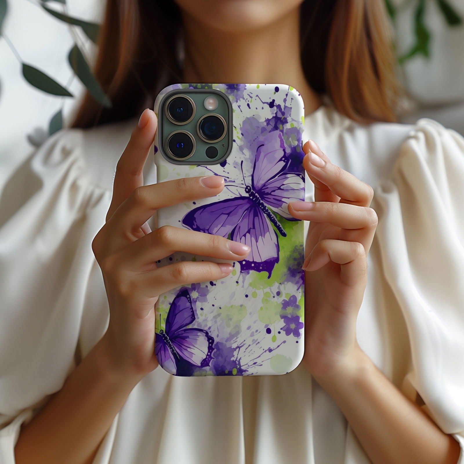 Colorful Butterfly Design Magnetic iPhone Case - Featuring an Array of Vibrant Butterflies, Combining Style and Functionality. - Techy Treasures -  