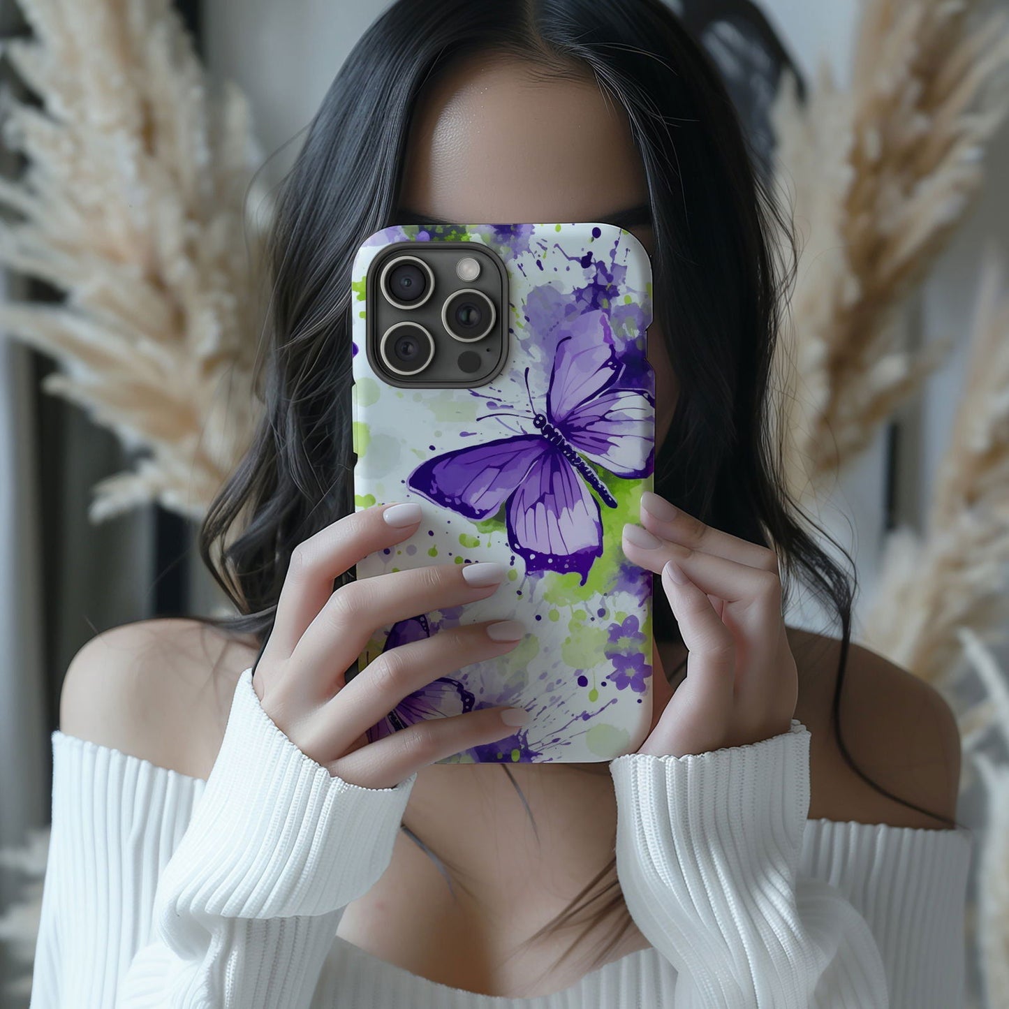 Colorful Butterfly Design Magnetic iPhone Case - Featuring an Array of Vibrant Butterflies, Combining Style and Functionality. - Techy Treasures -  