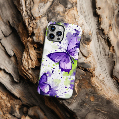 Colorful Butterfly Design Magnetic iPhone Case - Featuring an Array of Vibrant Butterflies, Combining Style and Functionality. - Techy Treasures -  
