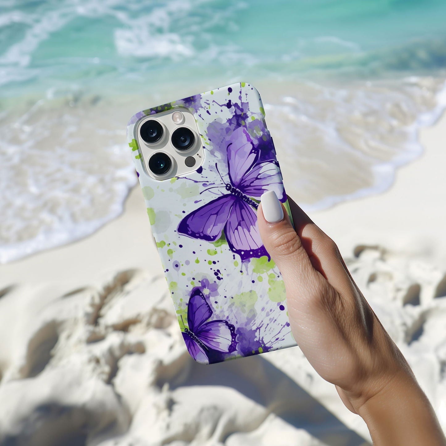 Colorful Butterfly Design Magnetic iPhone Case - Featuring an Array of Vibrant Butterflies, Combining Style and Functionality. - Techy Treasures -  
