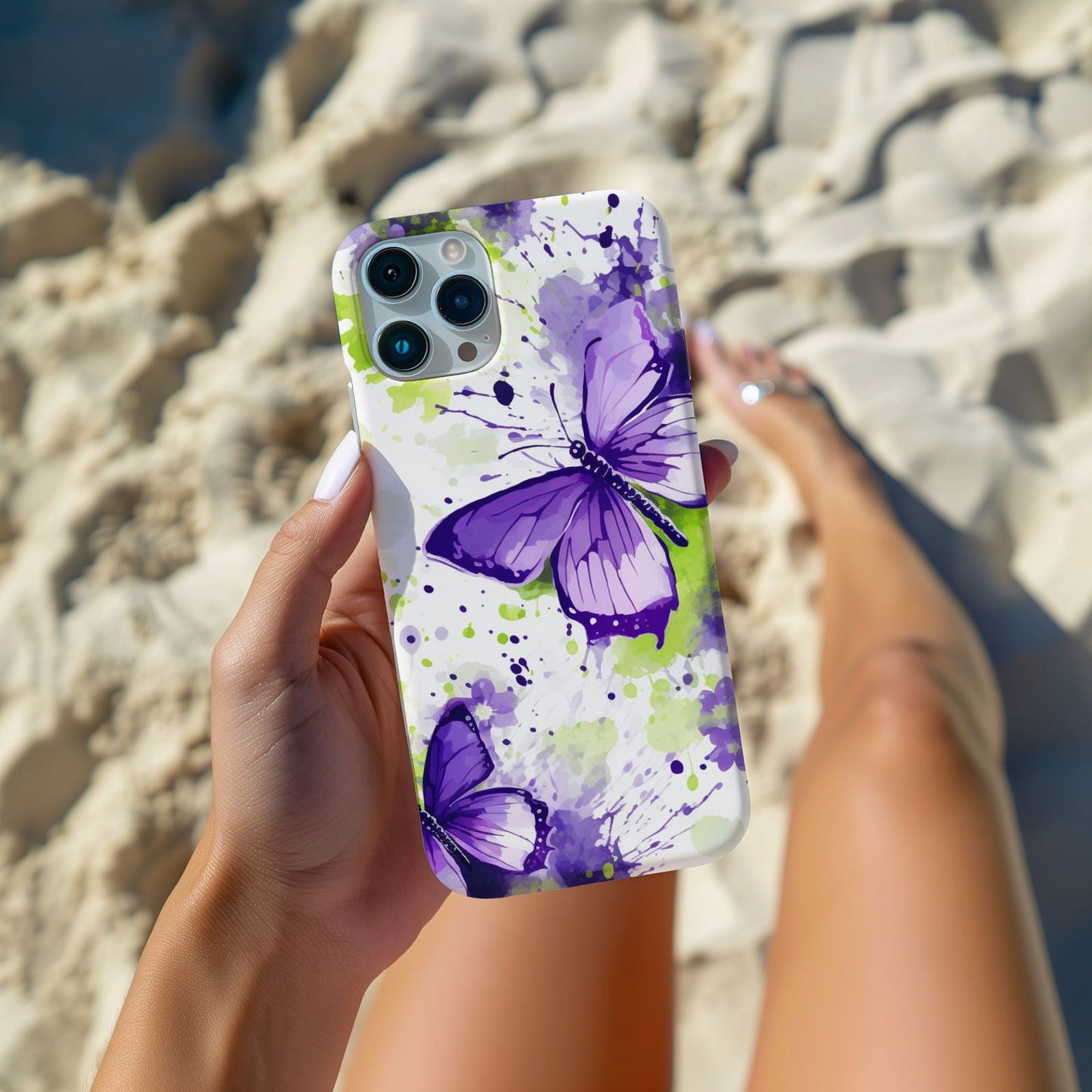 Colorful Butterfly Design Magnetic iPhone Case - Featuring an Array of Vibrant Butterflies, Combining Style and Functionality. - Techy Treasures -  