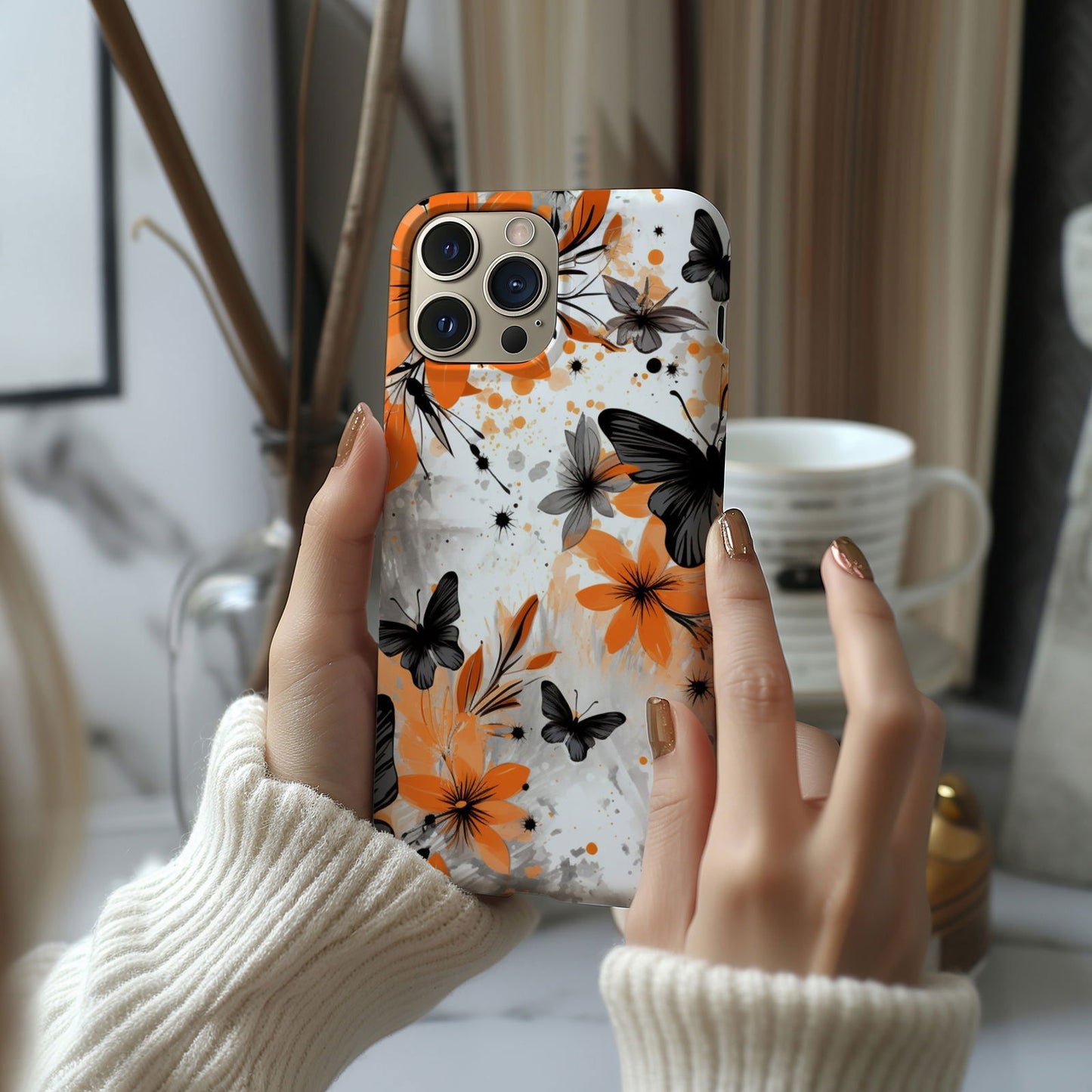 Colorful Butterfly Design Magnetic iPhone Case - Featuring an Array of Vibrant Butterflies, Combining Style and Functionality. - Techy Treasures -  