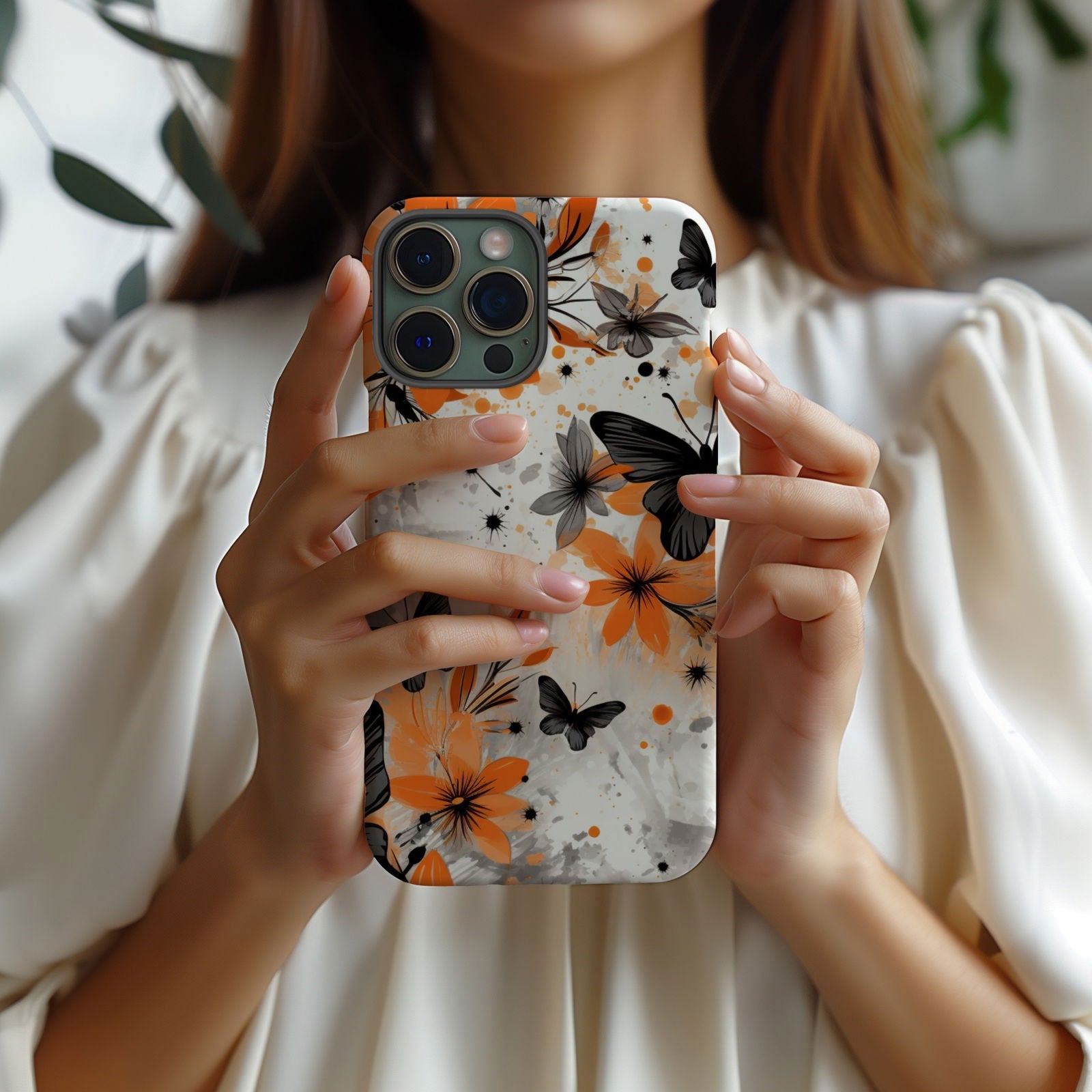 Colorful Butterfly Design Magnetic iPhone Case - Featuring an Array of Vibrant Butterflies, Combining Style and Functionality. - Techy Treasures -  
