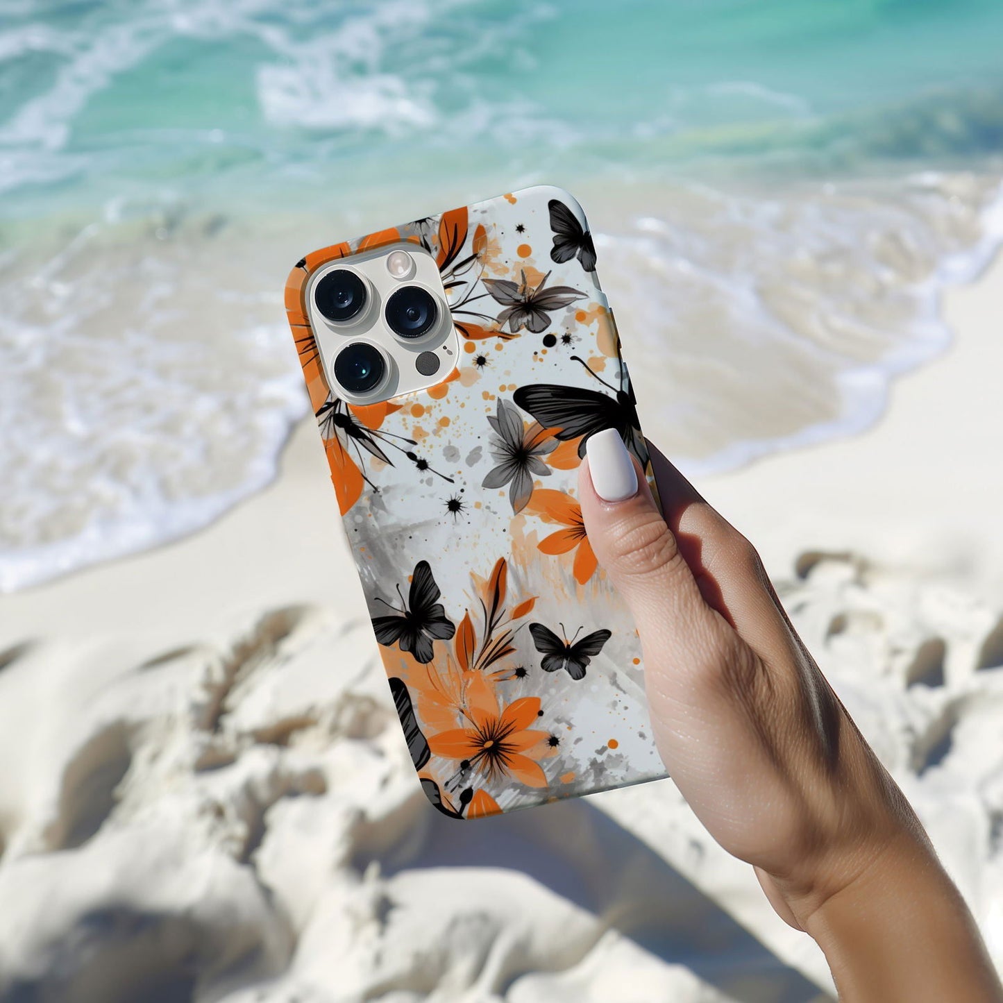 Colorful Butterfly Design Magnetic iPhone Case - Featuring an Array of Vibrant Butterflies, Combining Style and Functionality. - Techy Treasures -  