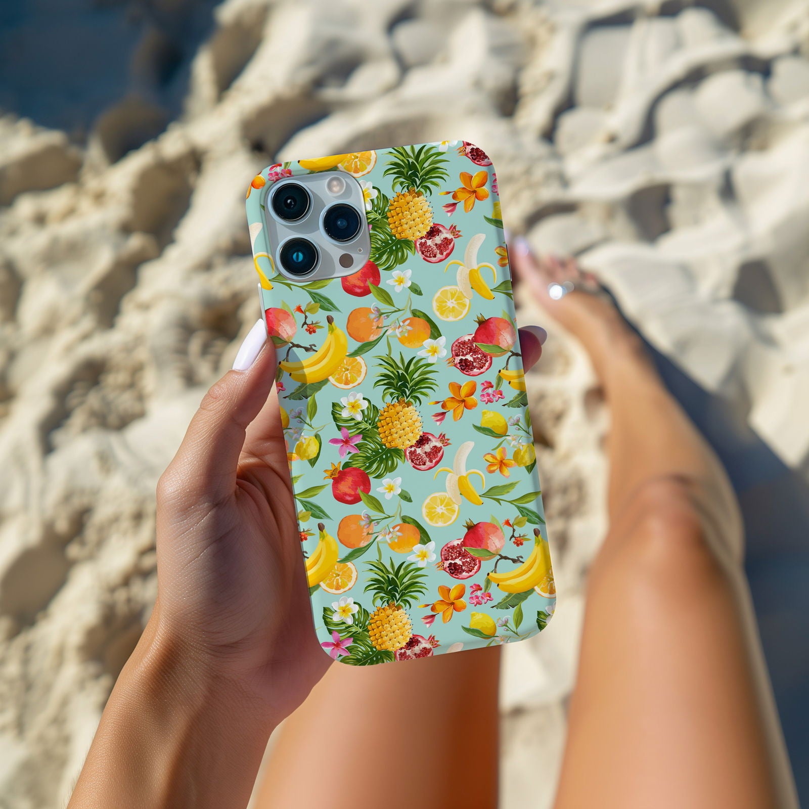 Colorful Tropical Fruits Magsafe iPhone Case - Techy Treasures -  
