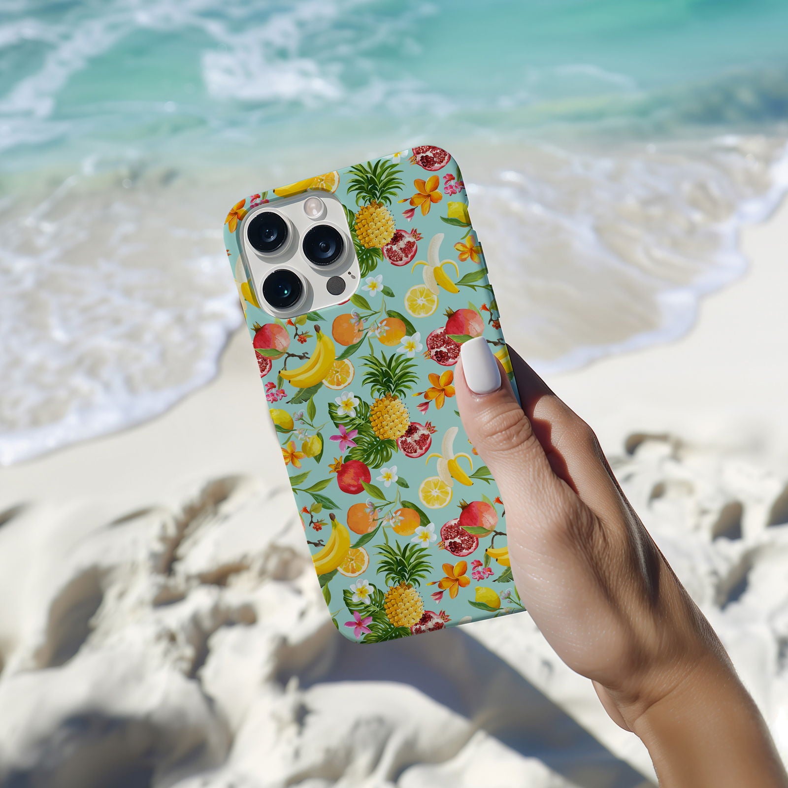 Colorful Tropical Fruits Magsafe iPhone Case - Techy Treasures -  