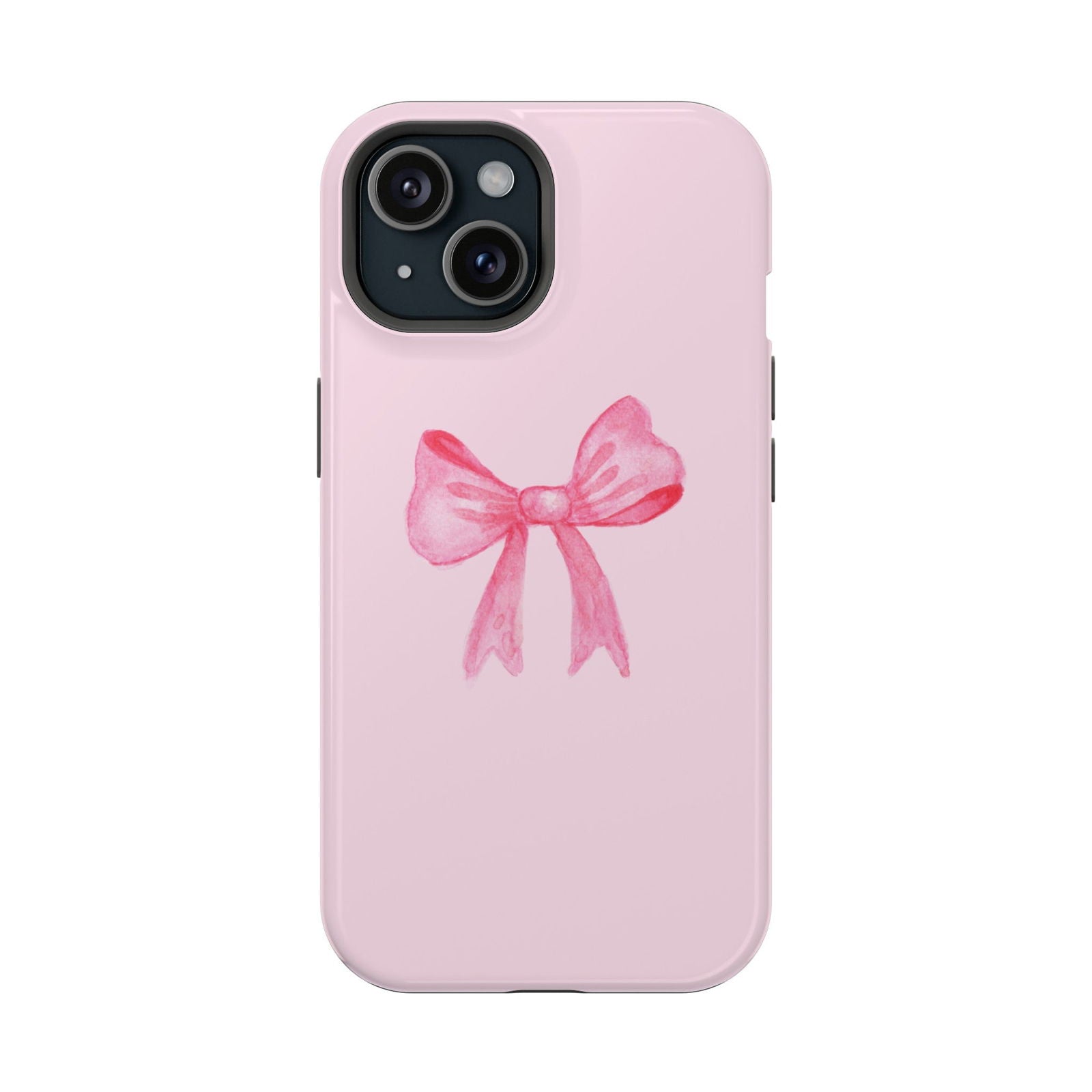 Coquette Pink Bow Magsafe iPhone Case - Techy Treasures - Mobile Phone Cases 