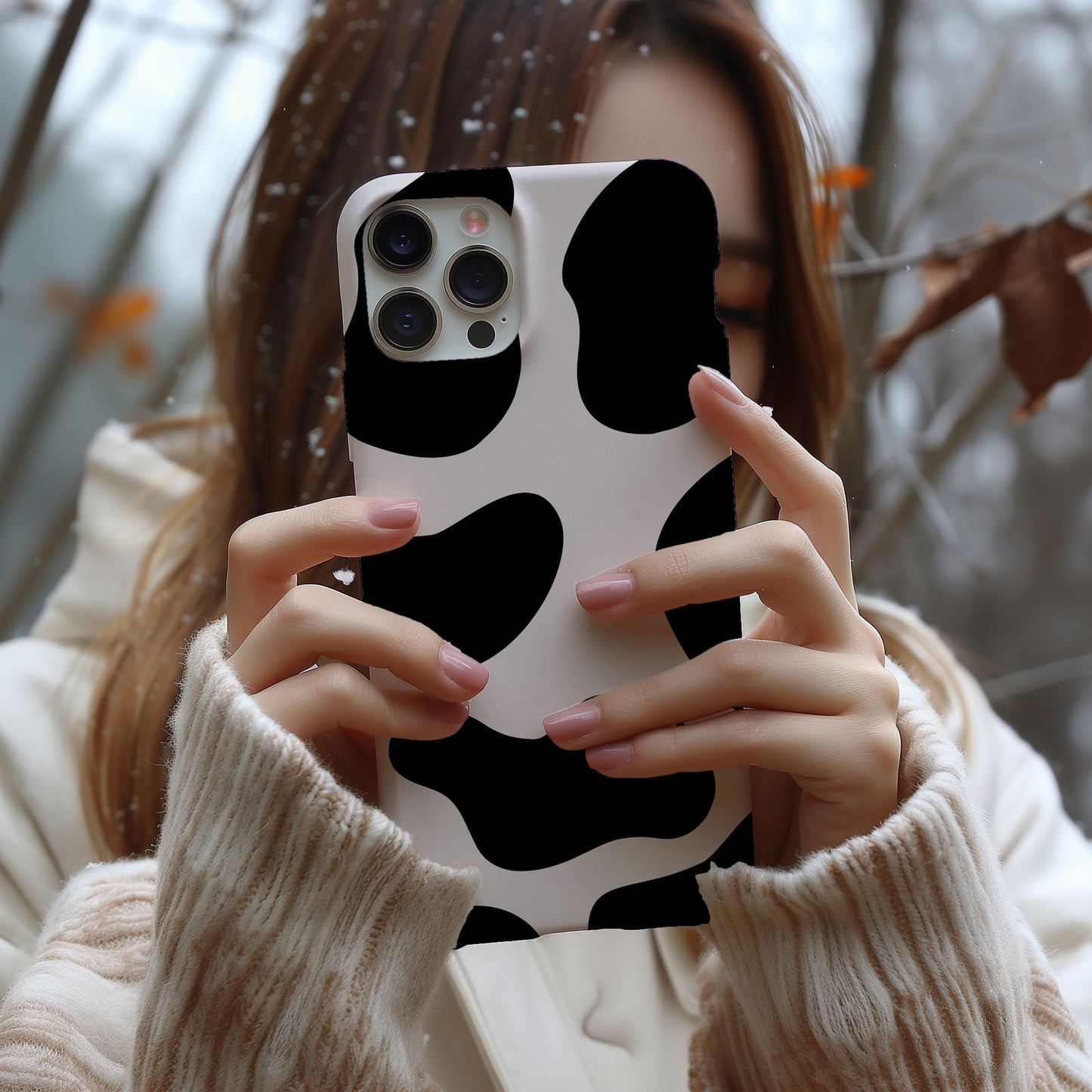 Cow Print Magsafe iPhone Case - Techy Treasures -  