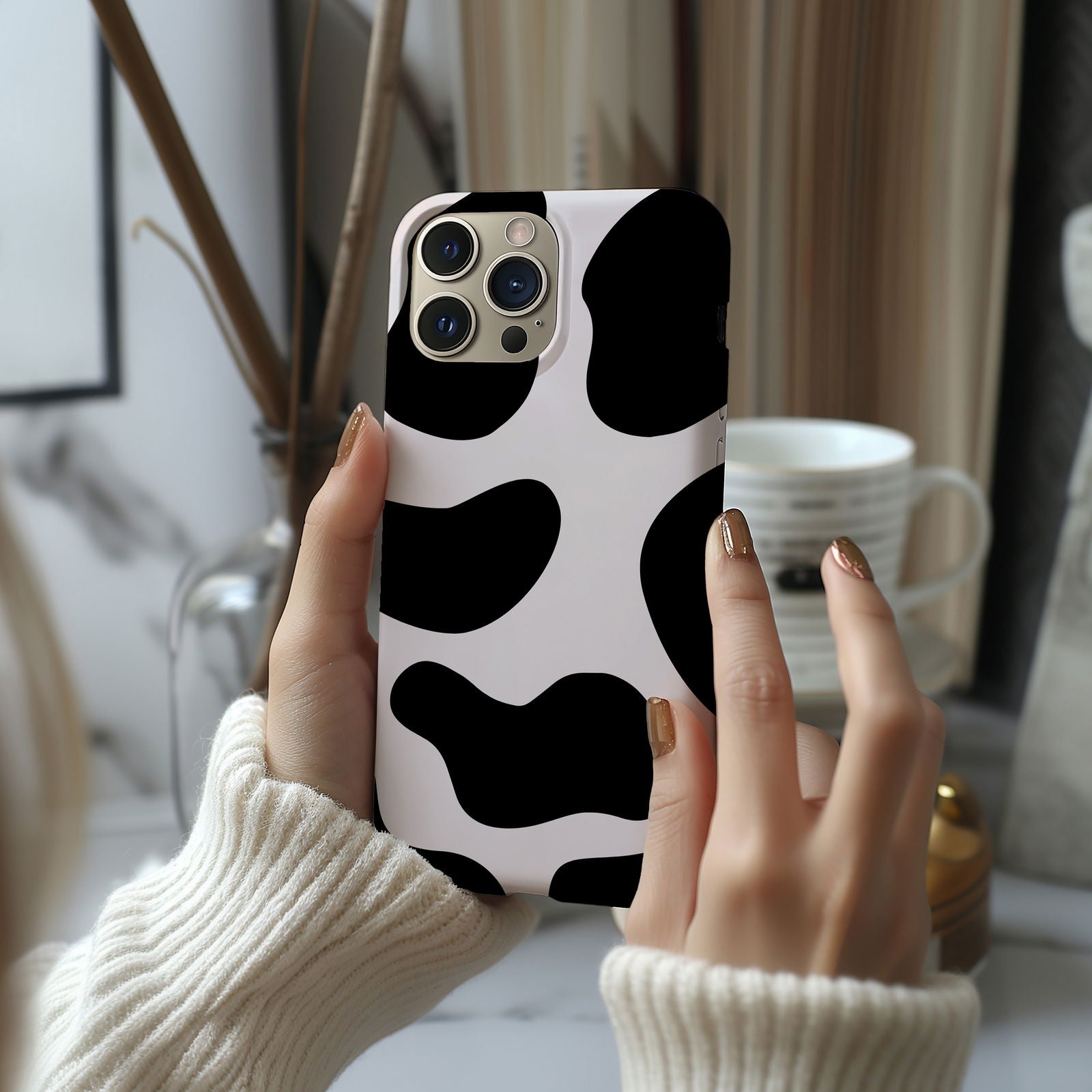 Cow Print Magsafe iPhone Case - Techy Treasures -  