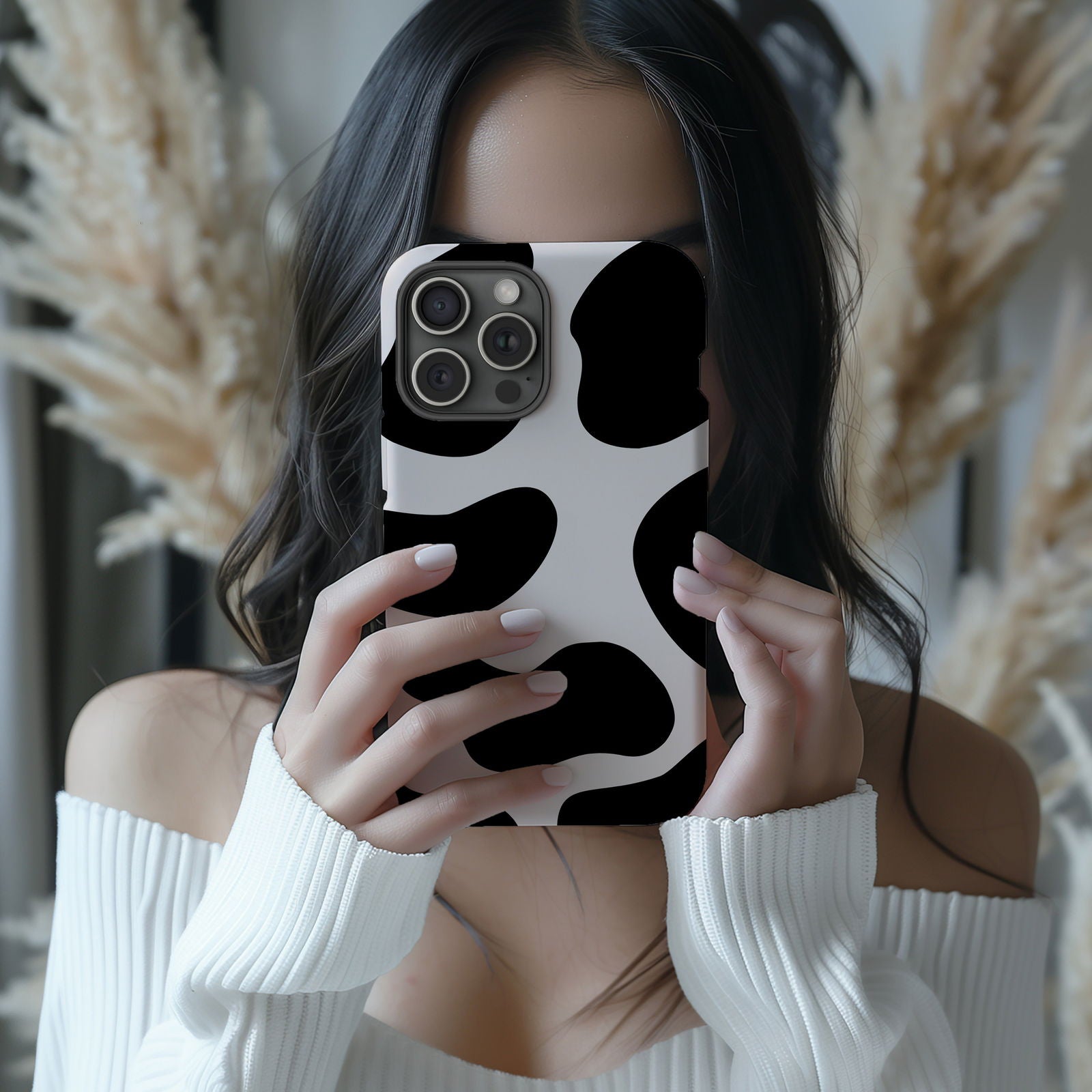 Cow Print Magsafe iPhone Case - Techy Treasures -  