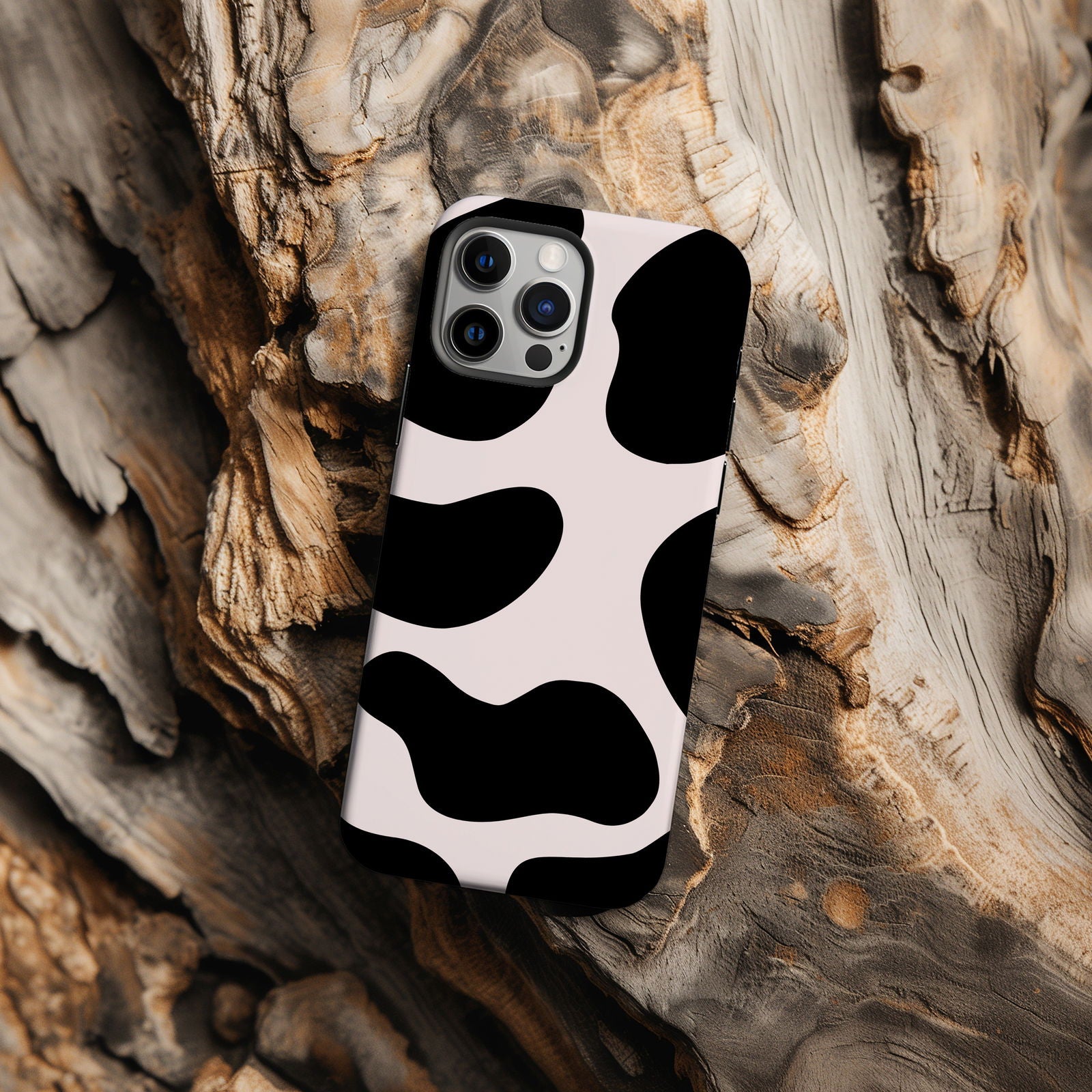 Cow Print Magsafe iPhone Case - Techy Treasures -  