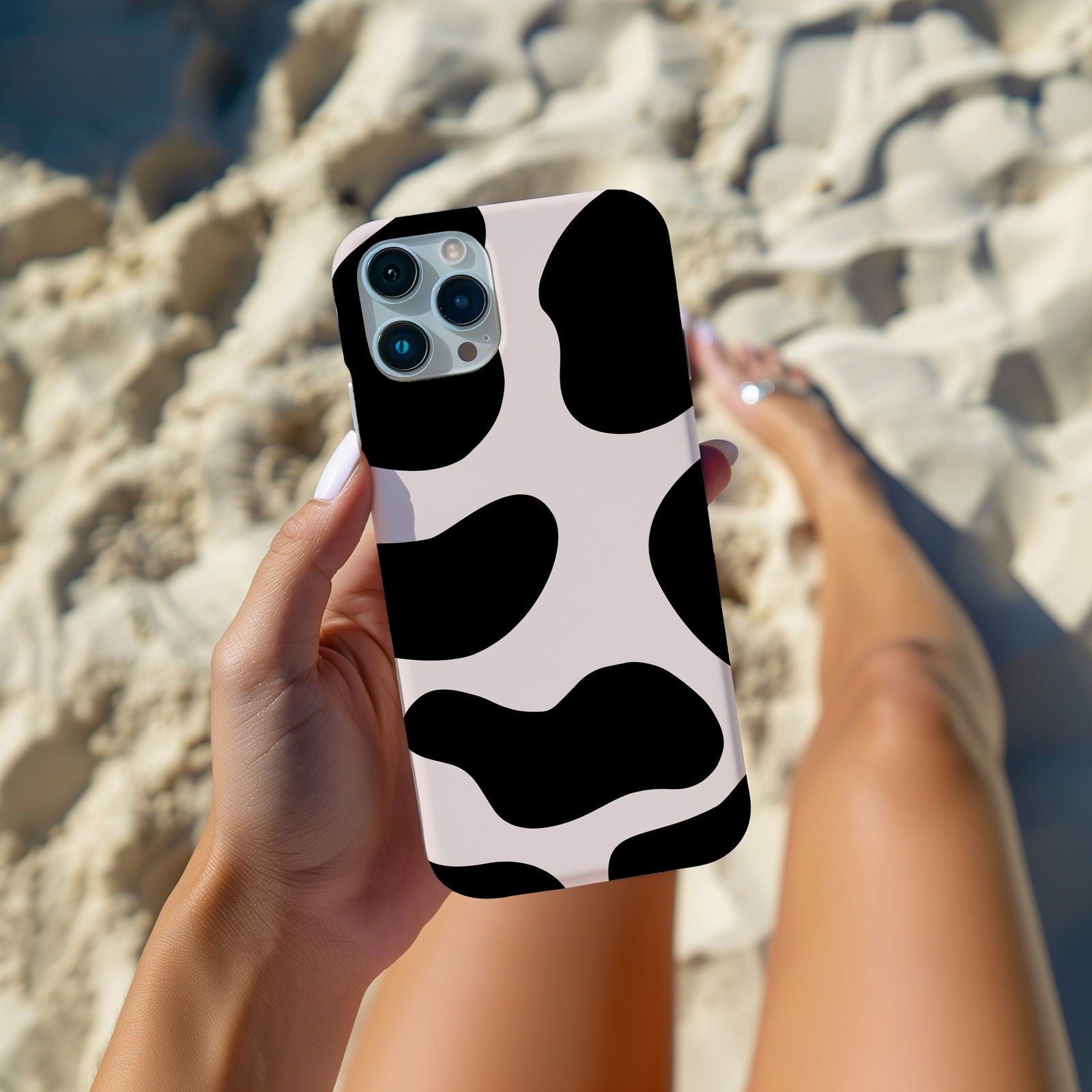 Cow Print Magsafe iPhone Case - Techy Treasures -  
