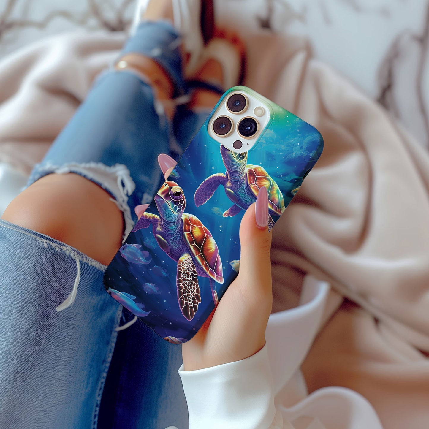 Cute Sea Turtles Magsafe iPhone Case - Techy Treasures -  