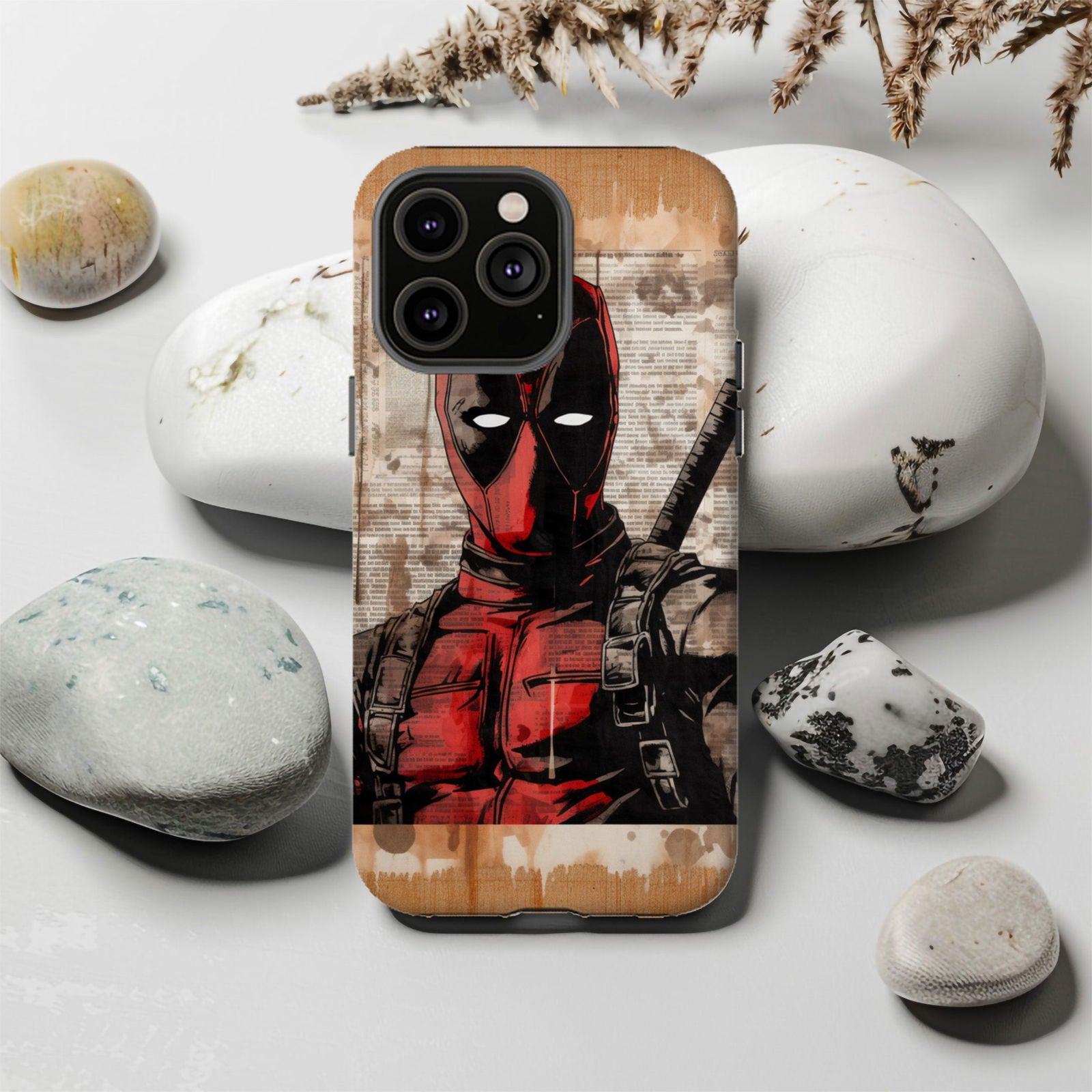 Deadpool Merc with a Mouth Magsafe Tough Phone Case - Techy Treasures -  
