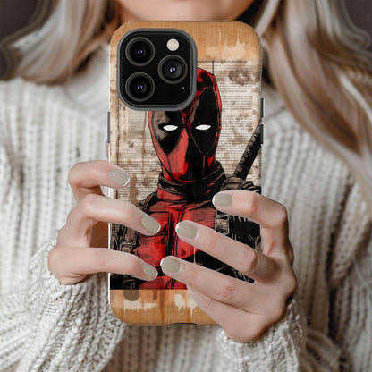 Deadpool Merc with a Mouth Magsafe Tough Phone Case - Techy Treasures -  