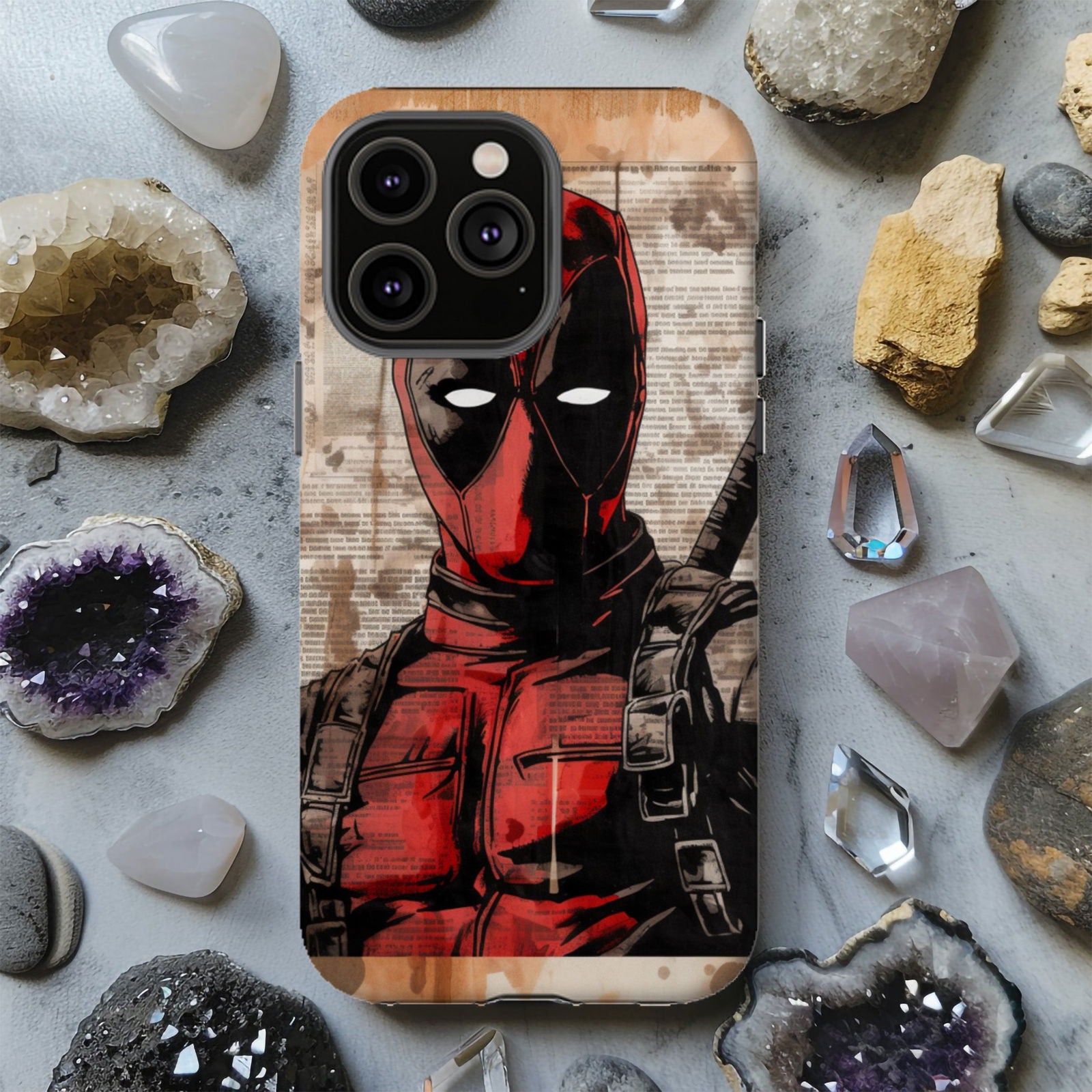 Deadpool Merc with a Mouth Magsafe Tough Phone Case - Techy Treasures -  
