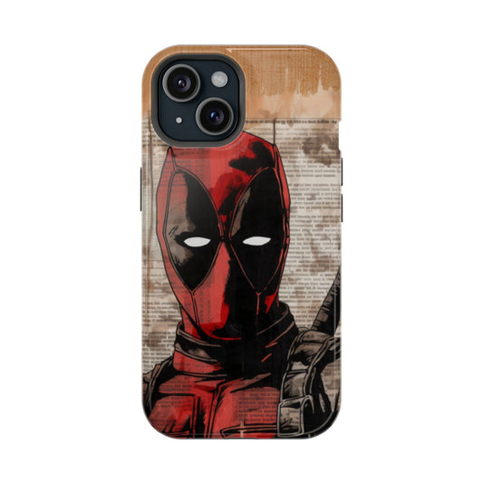 Deadpool Merc with a Mouth Magsafe Tough Phone Case - Techy Treasures - Phone Case 
