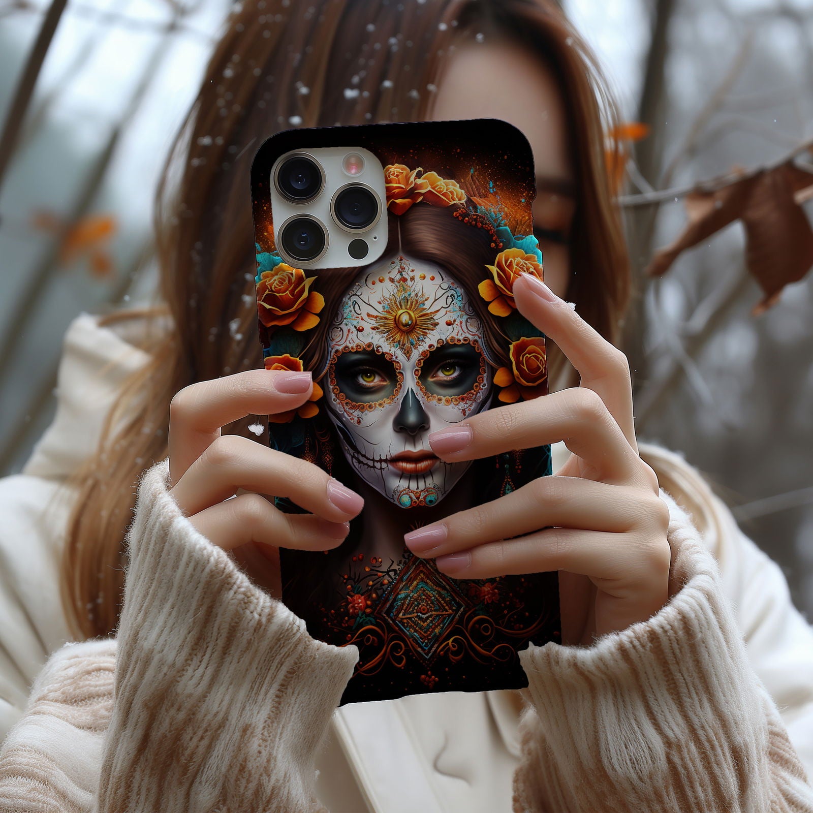 Dia De Los Muertos Magsafe iPhone Case - Techy Treasures -  