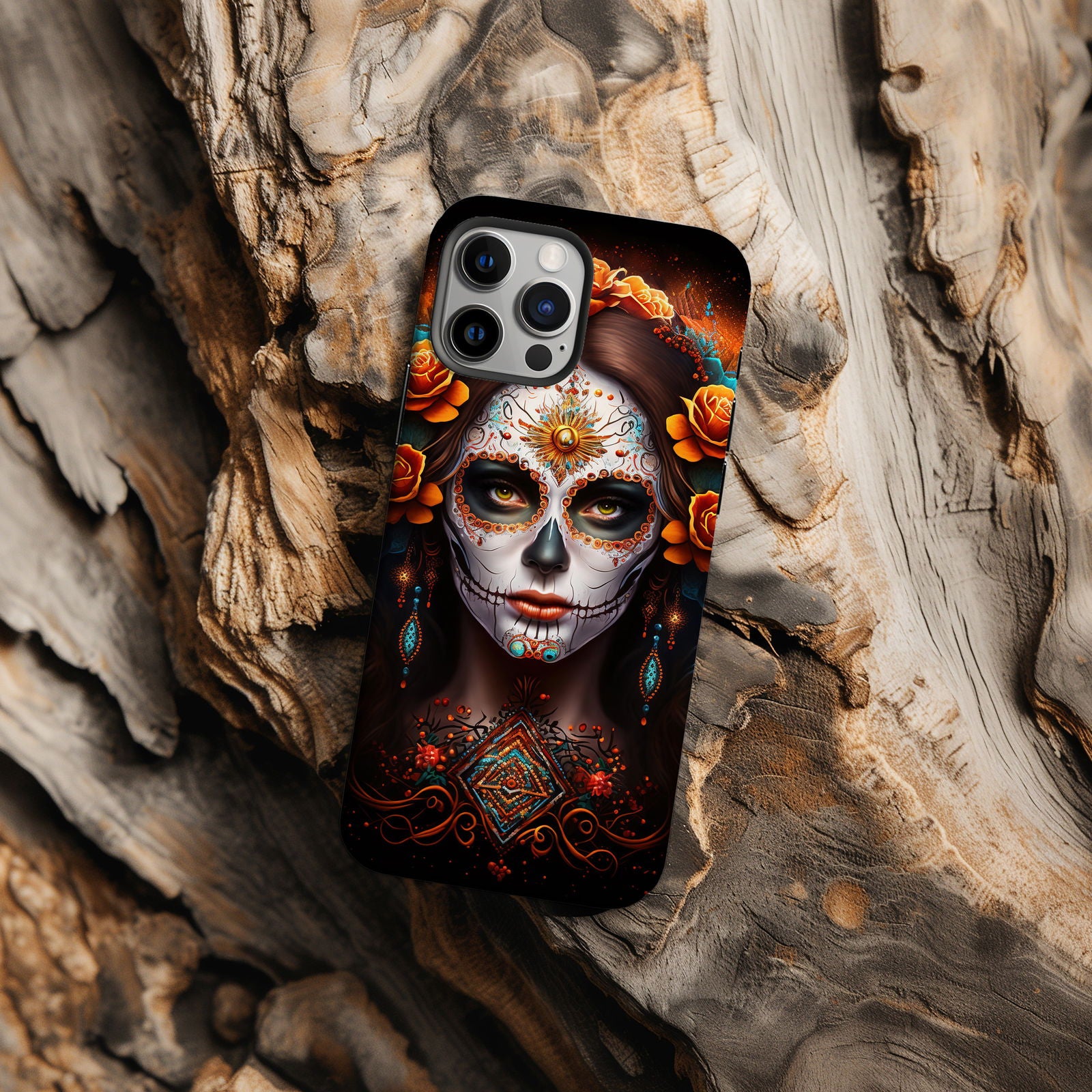 Dia De Los Muertos Magsafe iPhone Case - Techy Treasures -  