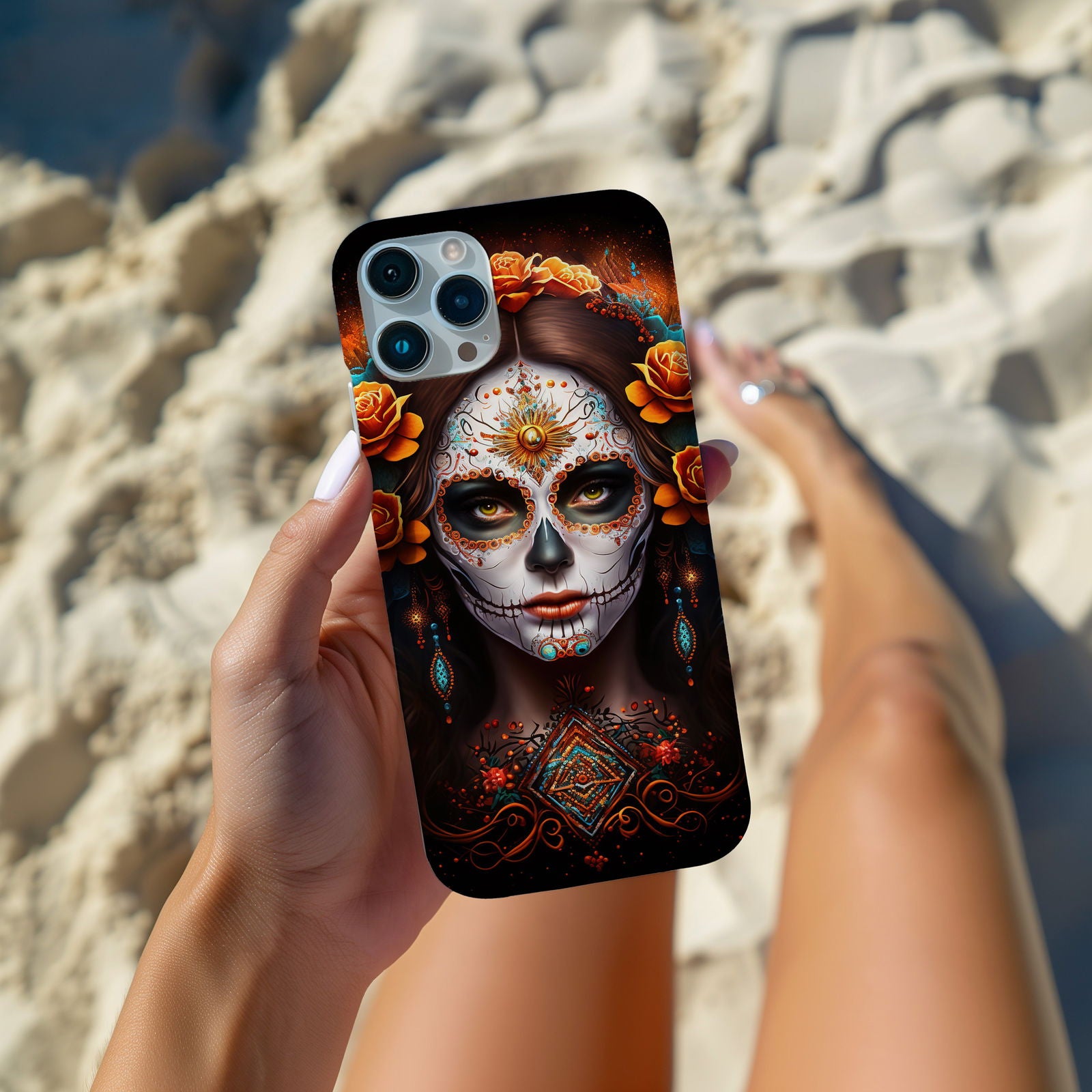 Dia De Los Muertos Magsafe iPhone Case - Techy Treasures -  