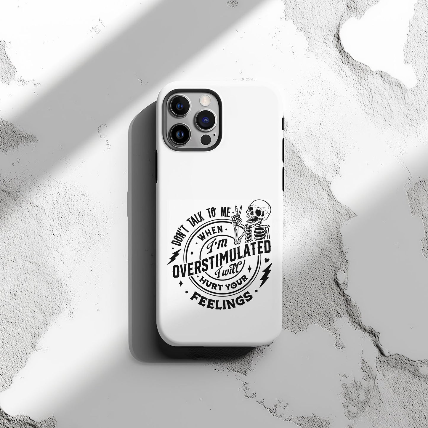 Don't Talk To Me When I'm Overstimulated  Magsafe iPhone Tough Case - Techy Treasures -  