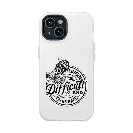 Expensive Difficult And Talks Back Magsafe iPhone Tough Case - Techy Treasures - Phone Case 