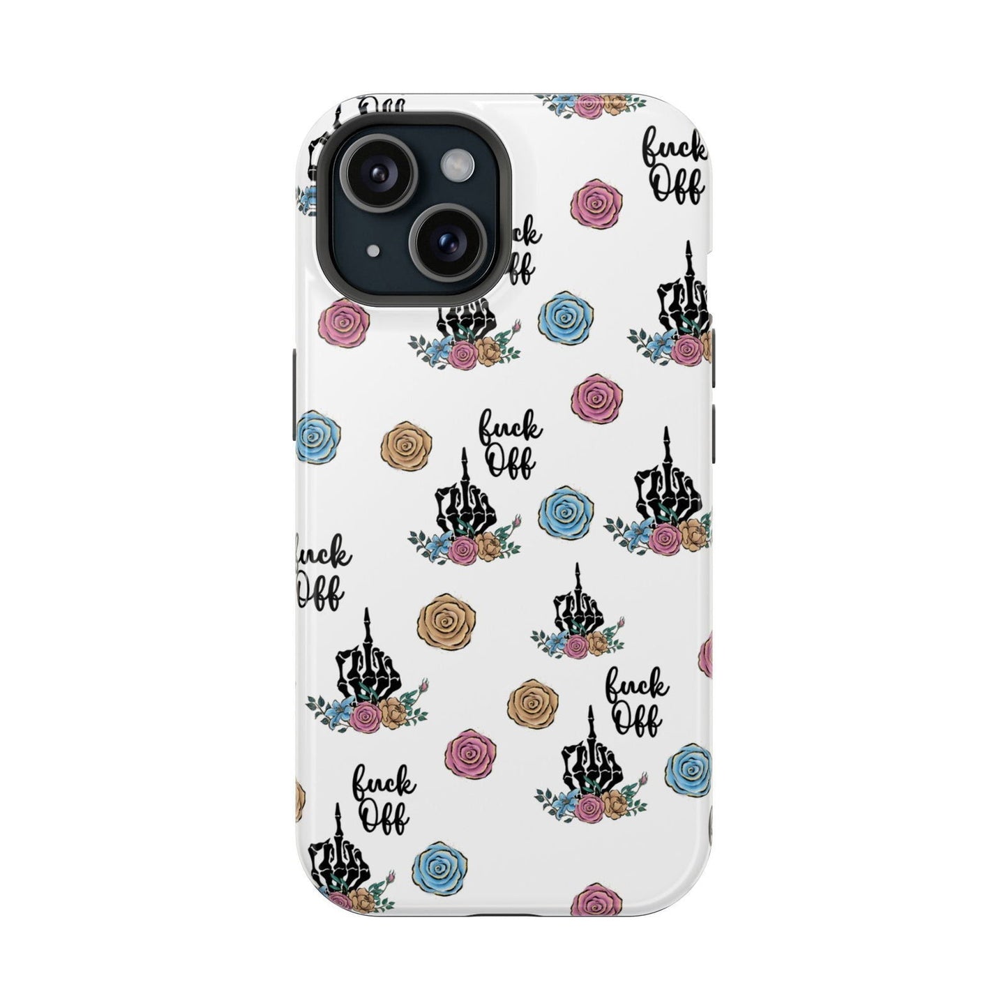 FAFO Floral Magnetic iPhone Case - Techy Treasures -  