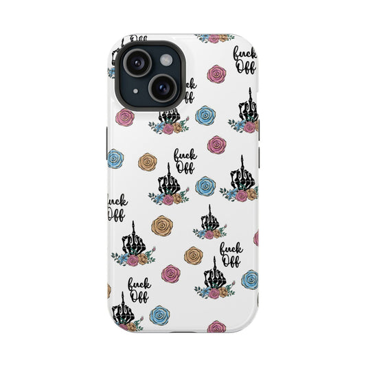 FAFO Floral Magnetic iPhone Case - Techy Treasures -  