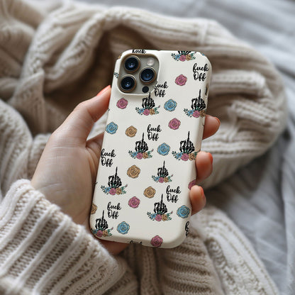 FAFO Floral Magnetic iPhone Case - Techy Treasures -  