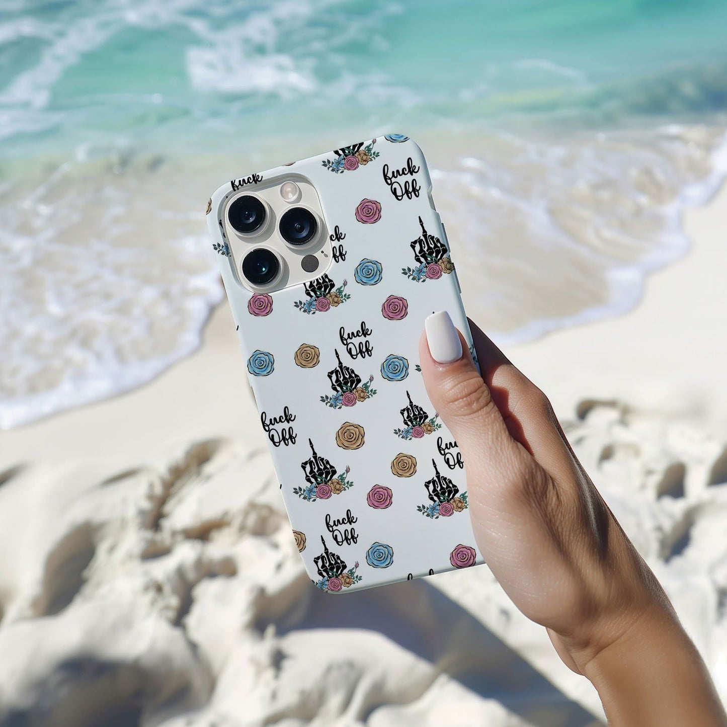 FAFO Floral Magnetic iPhone Case - Techy Treasures -  