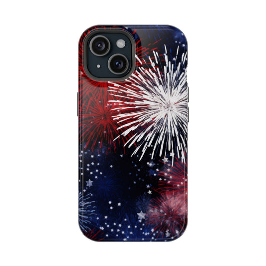 Fireworks Magsafe iPhone Tough Case - Techy Treasures - Phone Case 