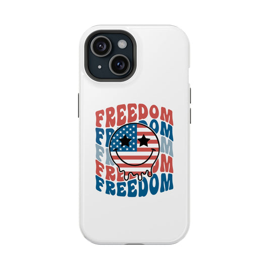 Freedom Magsafe iPhone Tough Case - Techy Treasures - Phone Case 
